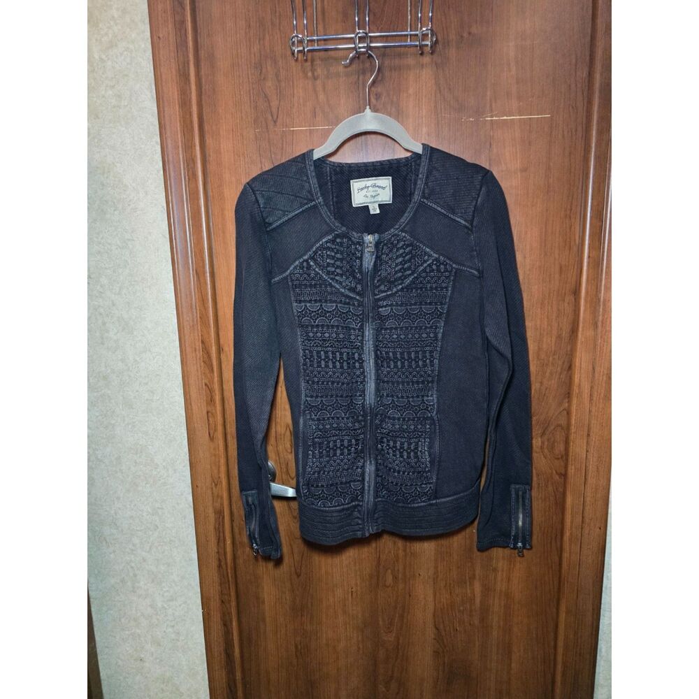 Lucky Brand Crocheted Lace Jacket Sz S EUC - Picture 2 of 5